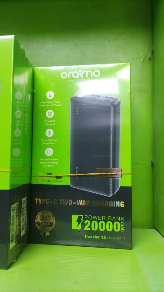 IMG-20251125-WA0022 Oraimo Traveler 12 20000mAh power bank